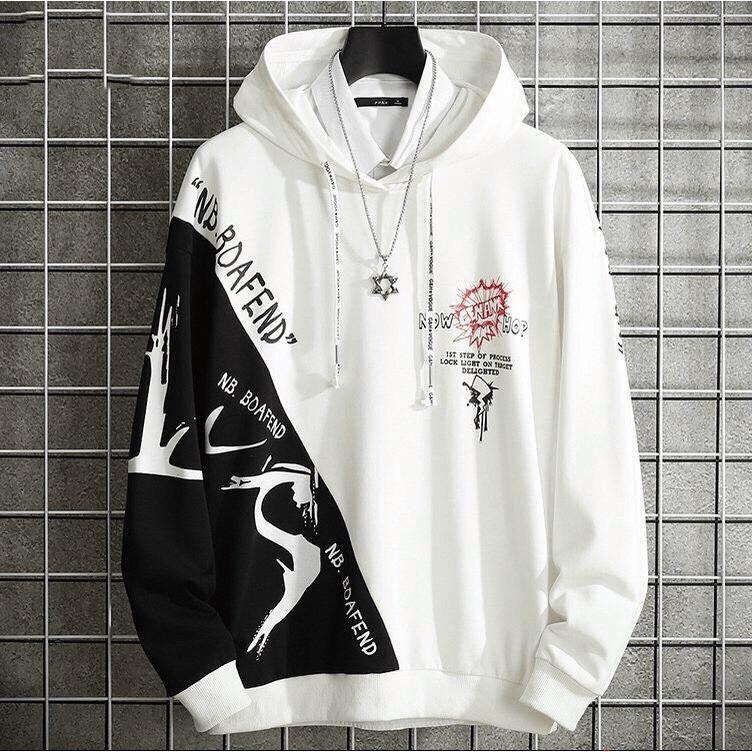 Áo hoodies form to y hình UNISEX