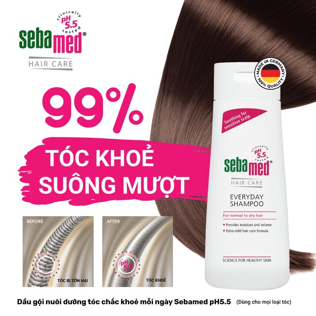 Dầu gội chăm sóc tóc mỗi ngày Sebamed Hair Care Everyday Shampoo pH5.5 200ml