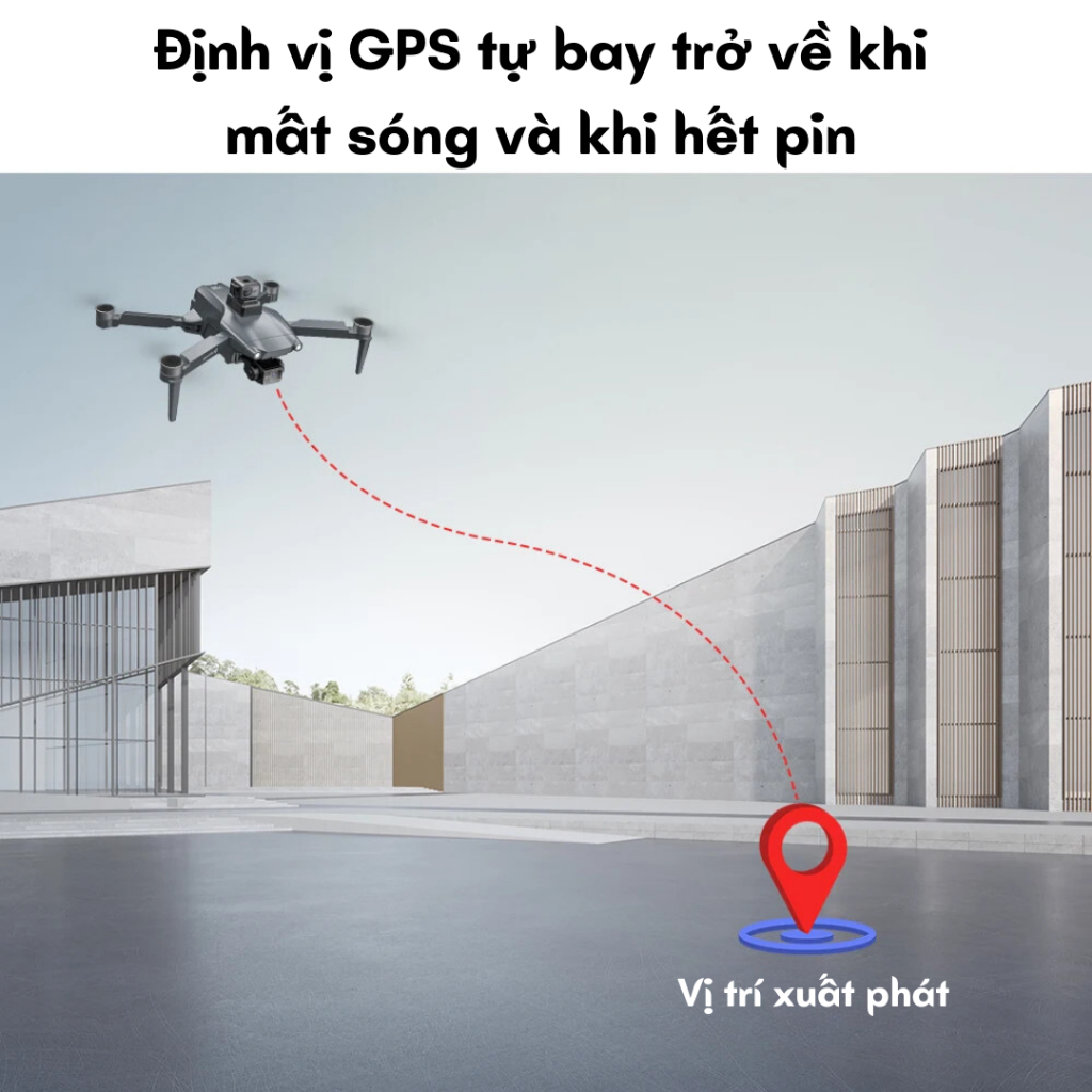 Hình ảnh Máy Bay Flycam Camera 8k L600 Pro Max Có GPS Cảm Biến Chống Va Chạm, Gimbal Chống Rung 3 Trục, Động Cơ Không Chổi Than - Hàng Chính Hãng