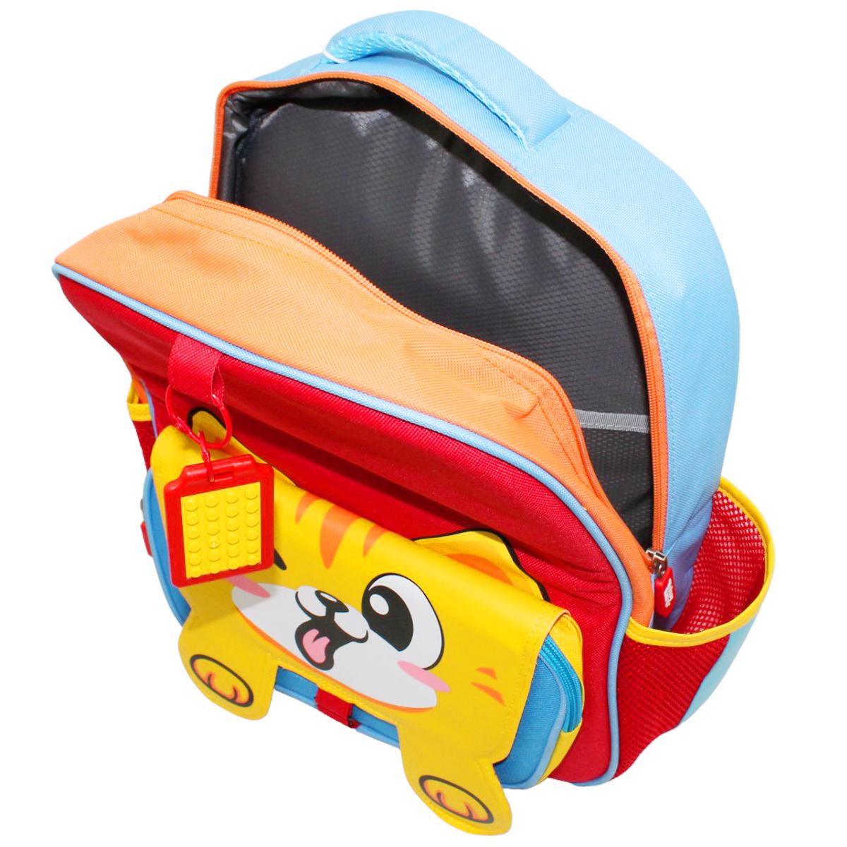Ba Lô Học Sinh Sáng Tạo Cá Nhân Hóa Kèm Bình Nước Mèo Và Chuột - ToonyKids TN00423-001