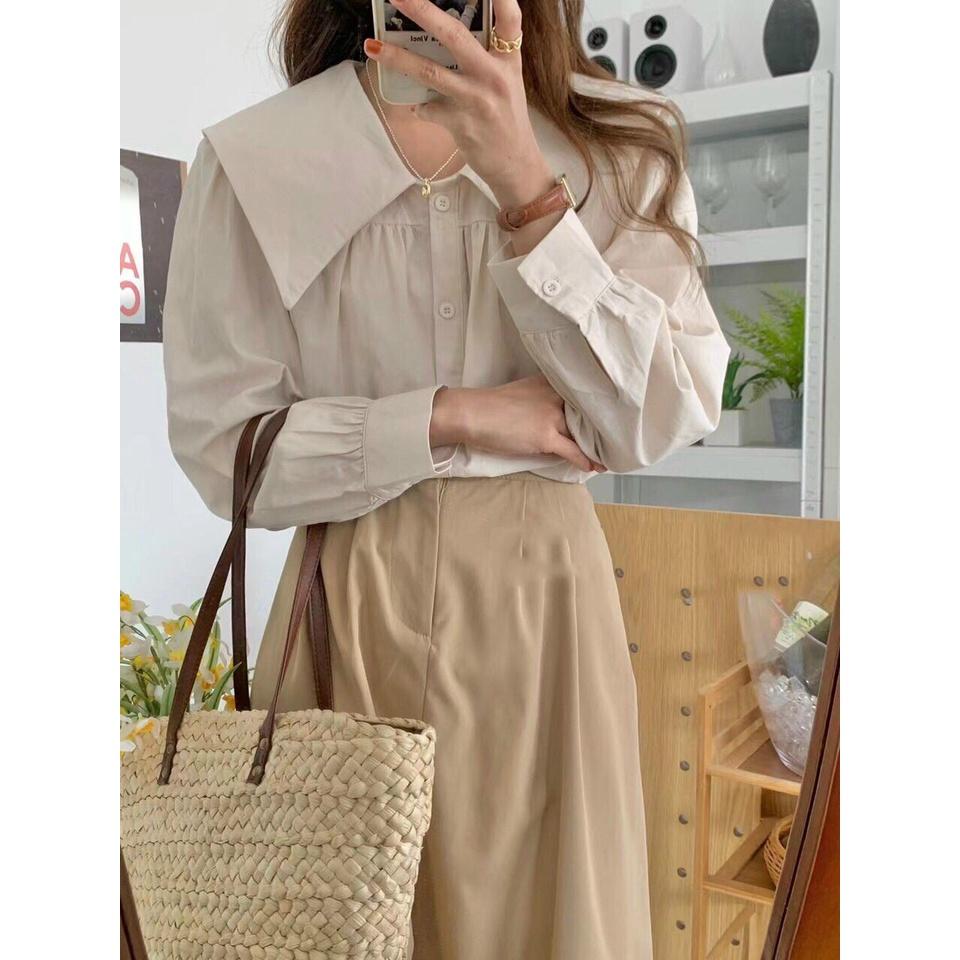 Sơ mi tay dài vintage