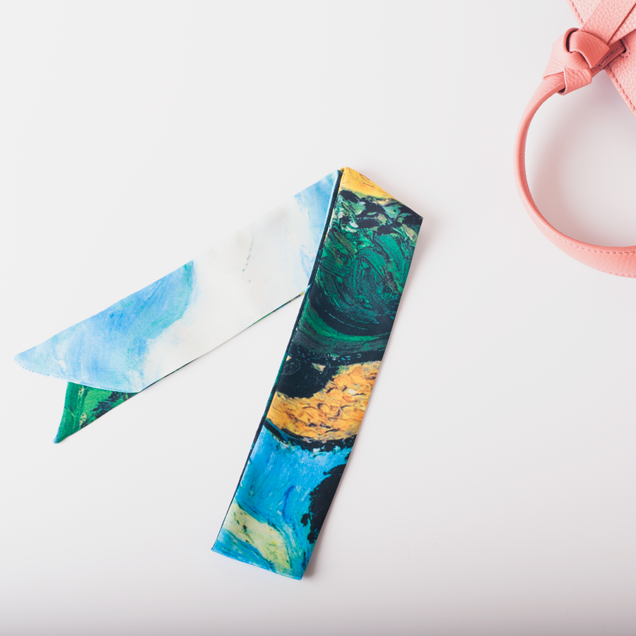 Khăn Lụa Cuốn Túi, Phụ KiệnTrang Trí Túi Xách Màu Ngẫu Nhiên