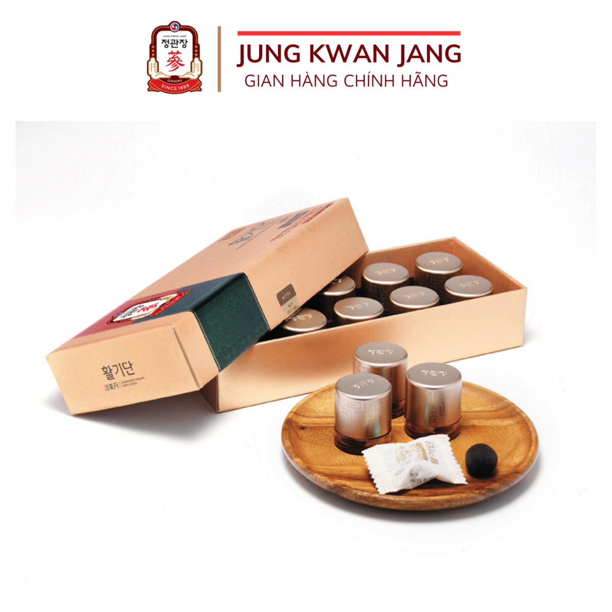 Viên Hồng Sâm KGC Jung Kwan Jang Hwal Gi Dan ( 3,75g * 10 Viên )