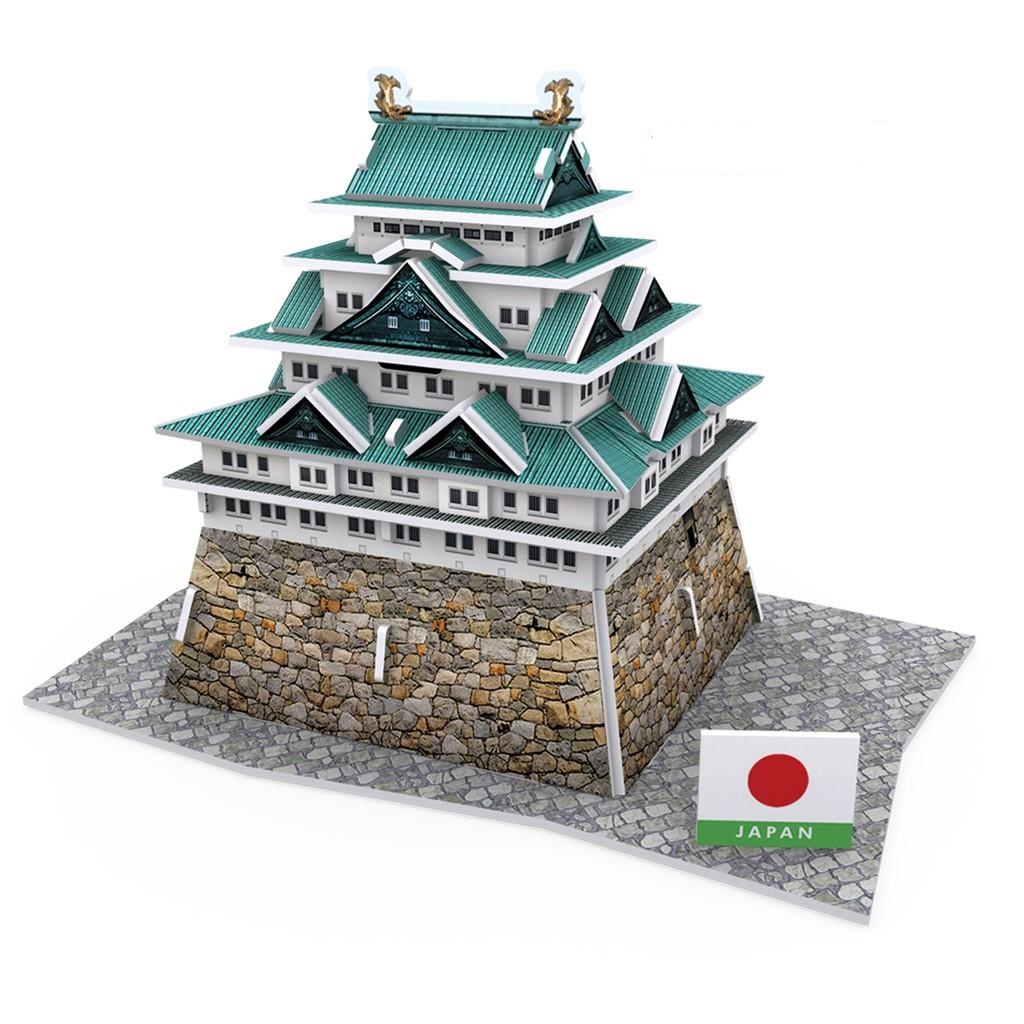 Mô hình giấy 3D - Kiến trúc Đền truyền thống Nhật Bản - Nagota Castle - W3152h