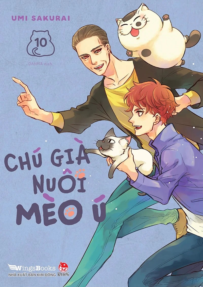 Sách - Chú già nuôi mèo ú (tập 10 - tặng kèm postcard)