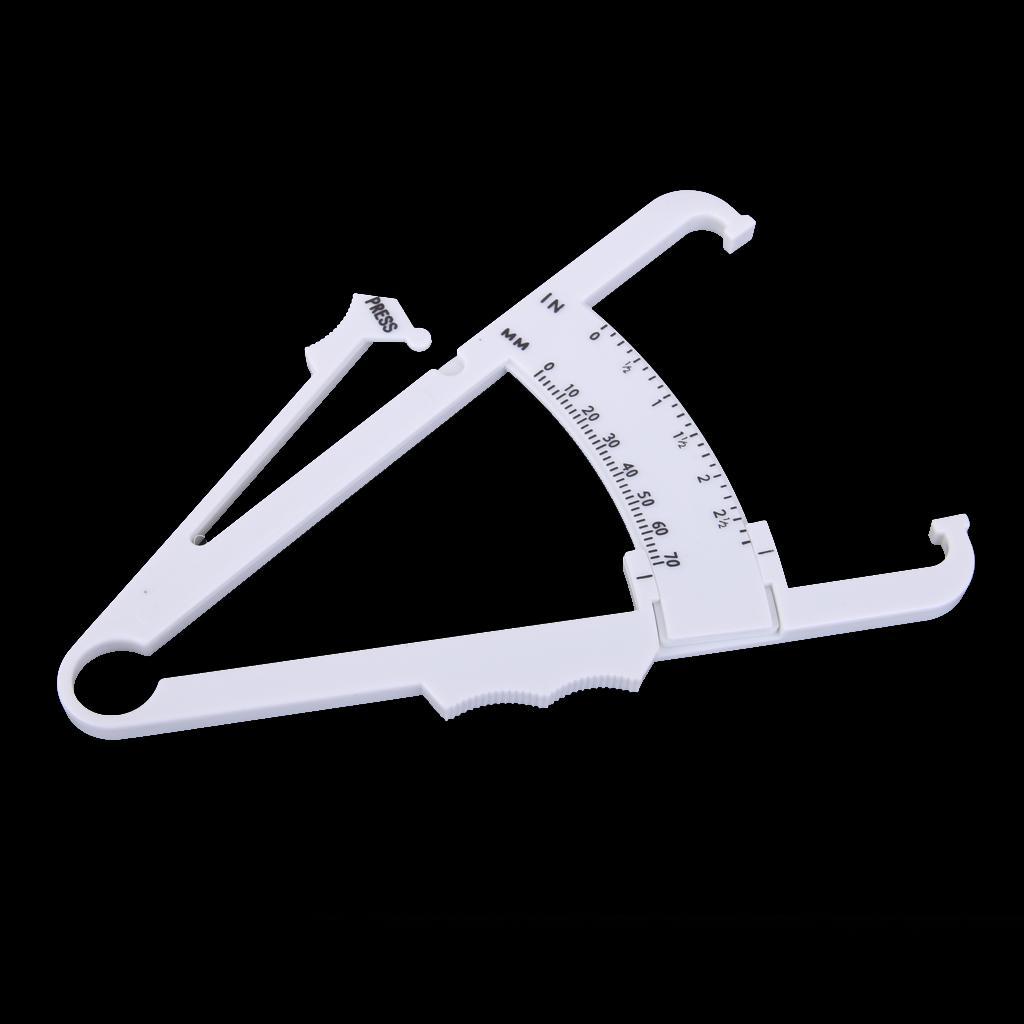 Body Fat Meter Gauge Fitness Accessory Exercise Gym Target Measurement 0 to 70mm