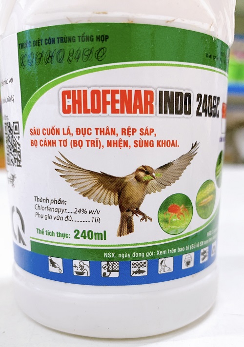 Diệt Bọ Trĩ - Rệp Sáp - Nhện - Đục Thân Chlofenar Indo 240Ml - Siêu Hiệu Quả