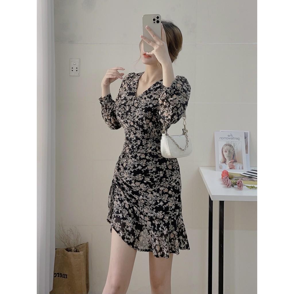 ĐẦM HOA RÚT ĐÙI - MÈO INDA HOUSE