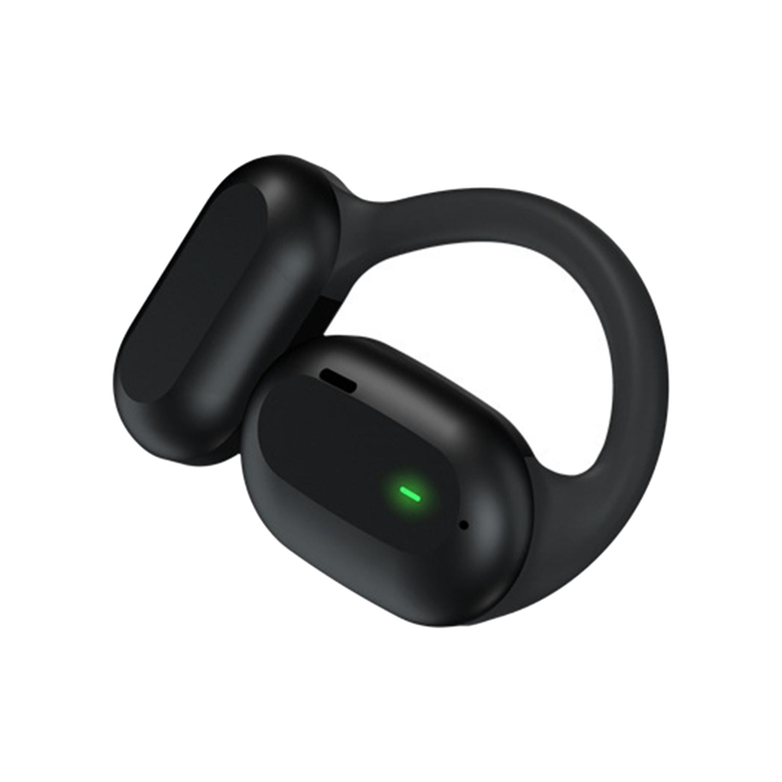 Single Ear Headphones Ear Hooks Right Ear Earbuds for Running Office Cycling