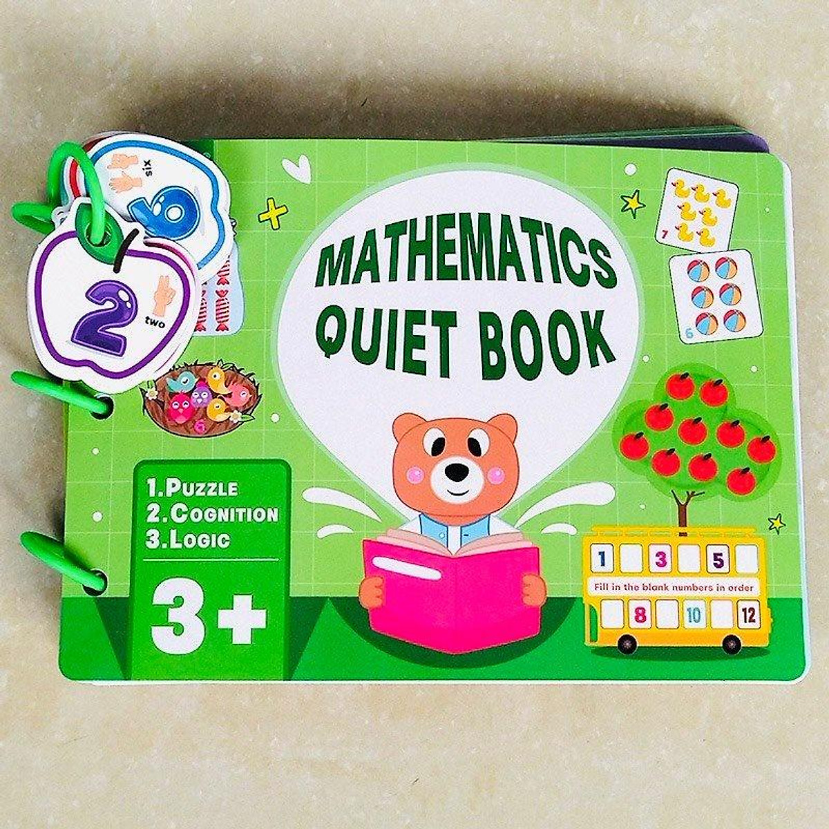 Đồ Chơi Trẻ Em, Học Liệu Bóc Dán Montessori, Sách Bóc Dán Toán Học, Asstar Đồ Chơi Giáo Dục