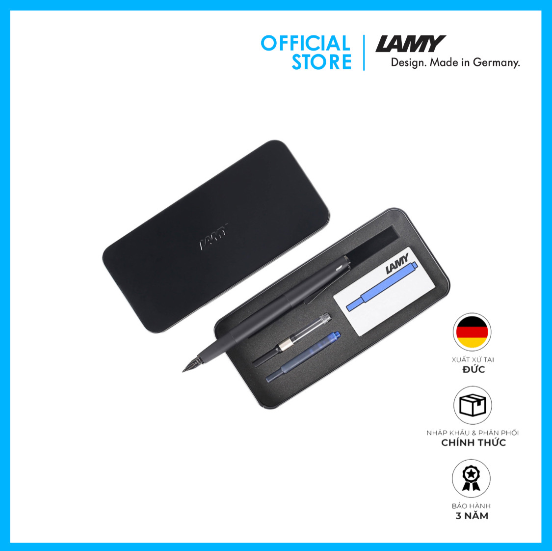 Bộ Giftset Lamy Studio LX All Black 066