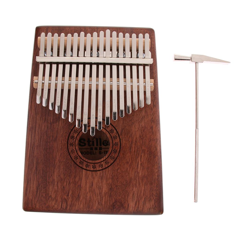 17 Note Kalimba Ngón Tay Cái Đàn Piano Ngón Tay Bộ Gõ cho Trẻ Em Người Lớn Quà Tặng Giáng Sinh