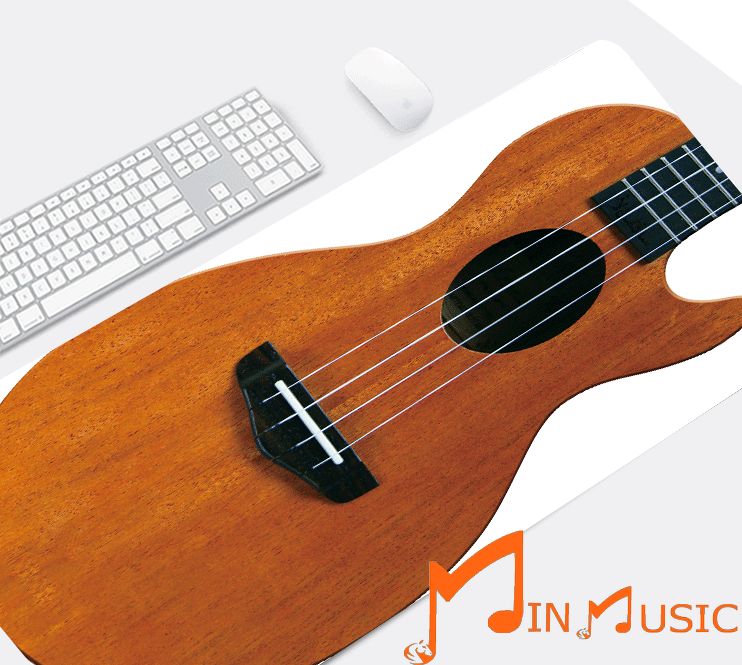 Miếng Lót Bàn Phím Hình Guitar I Miếng Lót chuột cỡ lớn, Lót Bàn Phím Hình Guitar I Da PU Chống Bẩn, Chống Thấm