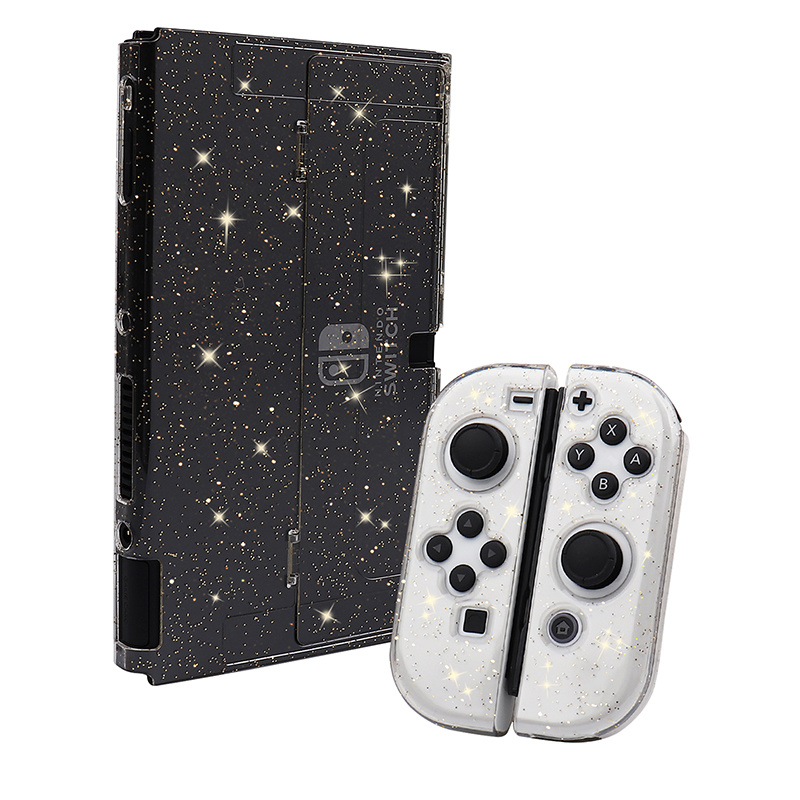 Ốp TPU mềm pha lê lấp lánh cho Switch Màn hình máy chơi game Oled Vỏ bảo vệ trong suốt cho Switch Lite Vỏ Oled Màu da: cho Switch