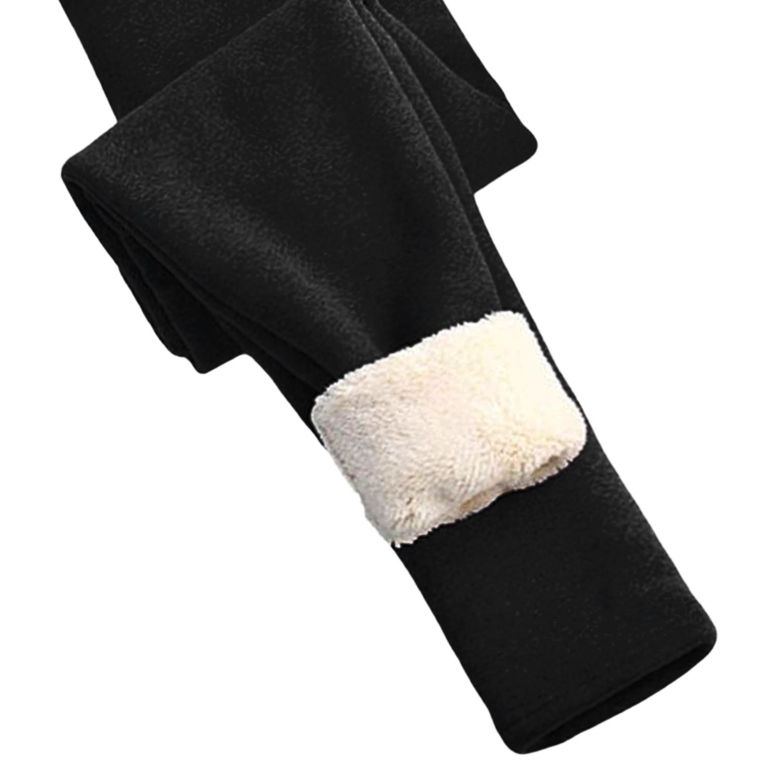 Women Fleece Lined Leggings Thick Cashmere Tights High Waisted Legging Women Leggings Workout Running Winter