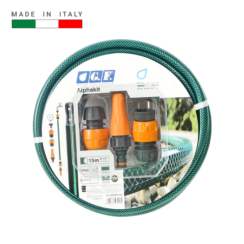 BỘ VÒI TƯỚI CÂY 15 MÉT ALPHA GF7028 HÀNG Ý