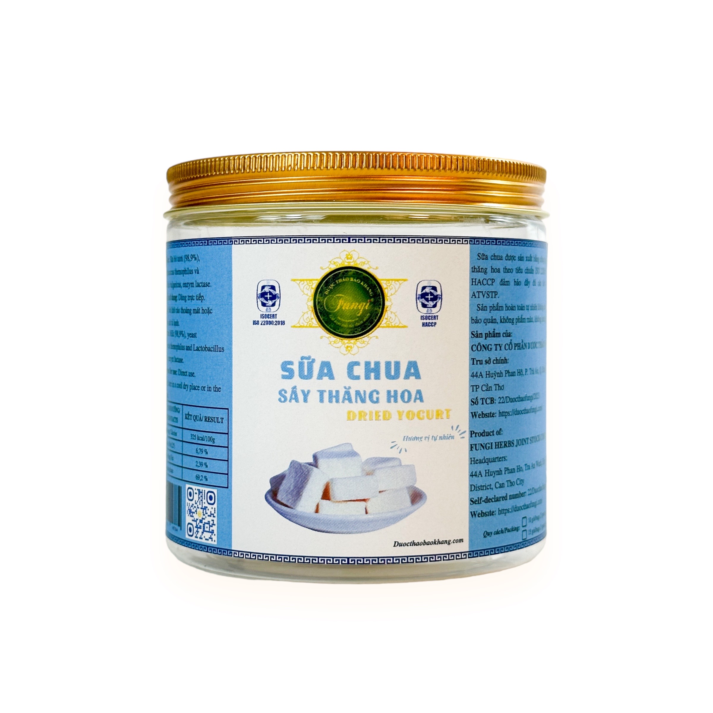 Sữa Chua Sấy Thăng Hoa Thơm Ngon - Hũ 10 Gói