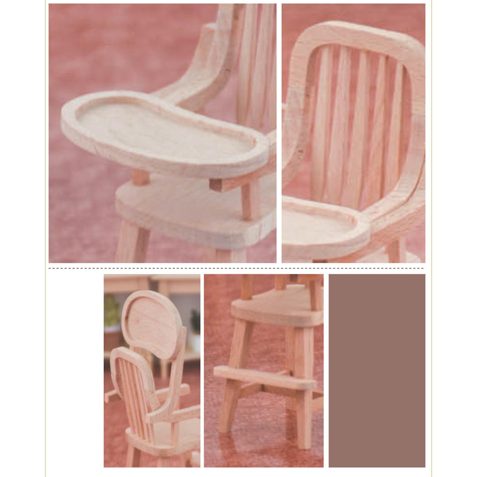 Mini Furniture Model Wooden for Dollhouses Micro Landscape DIY Accessory