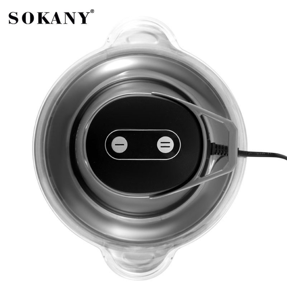 Máy xay cầm tay đa năng SOKANY SK-02020  công suất 1500W, lưỡi dao sắc bén xay nhuyễn mọi loại thực phẩm nhanh chóng và tiện lợi - HÀNG CHÍNH HÃNG