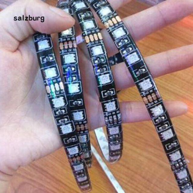 Đèn Led dây chíp 5050 siêu sáng DC 12v dùng cho ôtô xe máy kích thước 30cm
