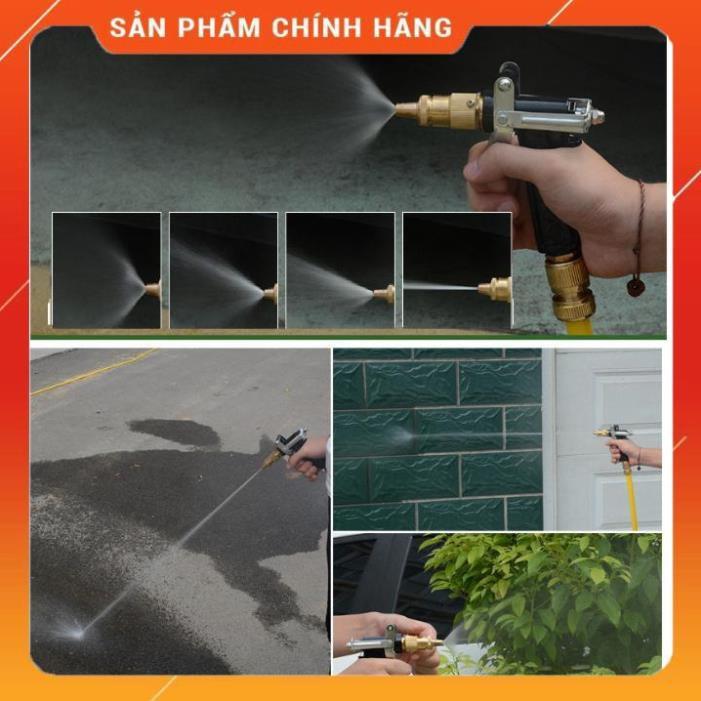 (HÀNG HOT SIÊU CHÂT) Bộ dây và vòi xịt tăng áp lực nươc 300% loại 10m (cút đồng) 206712