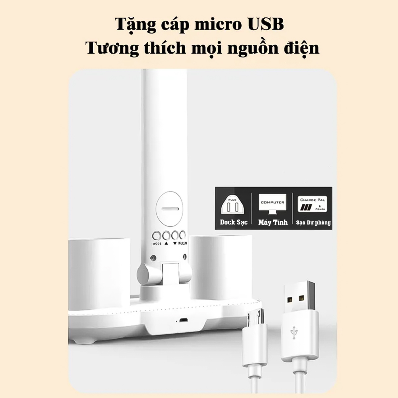 Đèn bàn học led đọc sách, làm việc, đèn học chống cận, 2 trục đèn chiếu sáng, đèn học để bàn có màn hình hiển thị LCD nhiều thông tin, 3 chế độ ánh sáng giúp bảo vệ mắt, xoay 180 độ, có thể gấp gọn - hàng chính hãng