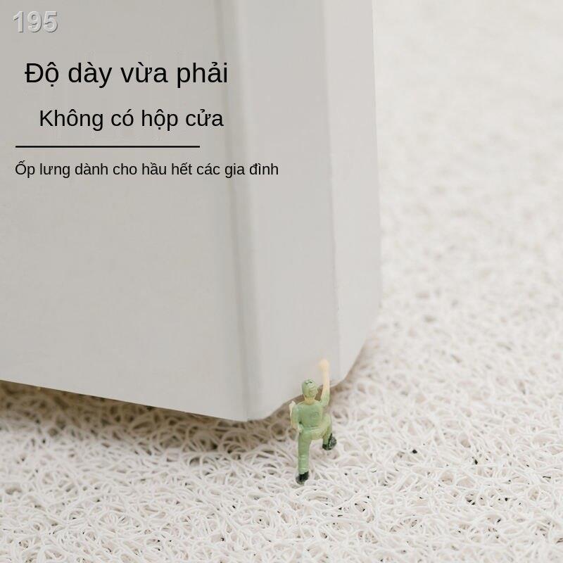 Thảm trải sàn nhà bếp Nordic ins là khăn lau chống bụi bẩn và trượt không giặt thấm nước pvc dầu có thể cắt d