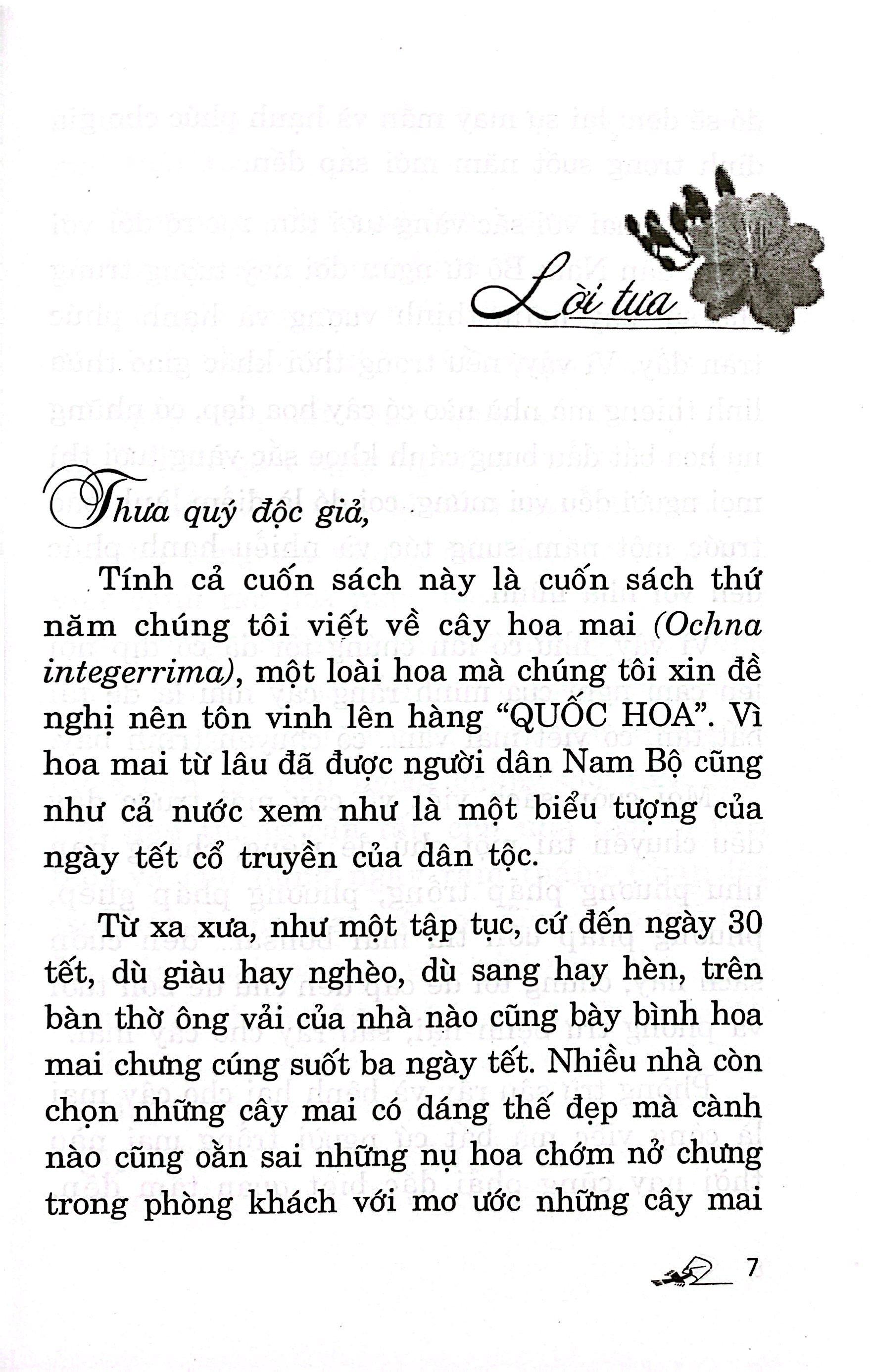 Sách - Trồng Mai - Kỹ Thuật Bón Tưới Phòng Trừ Sâu Rầy, Bệnh Hại (Tái Bản 2025)