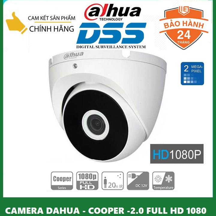 Camera dome HDCVI Cooper 2MP Dahua DH-HAC-T2A21P hàng chính hãng DSS Việt Nam