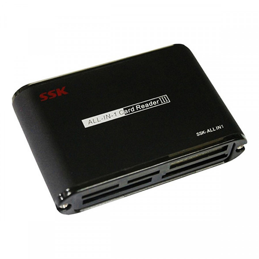 Đầu đọc thẻ nhớ All In One SSK Hộp Sắt - Hàng Nhập Khẩu