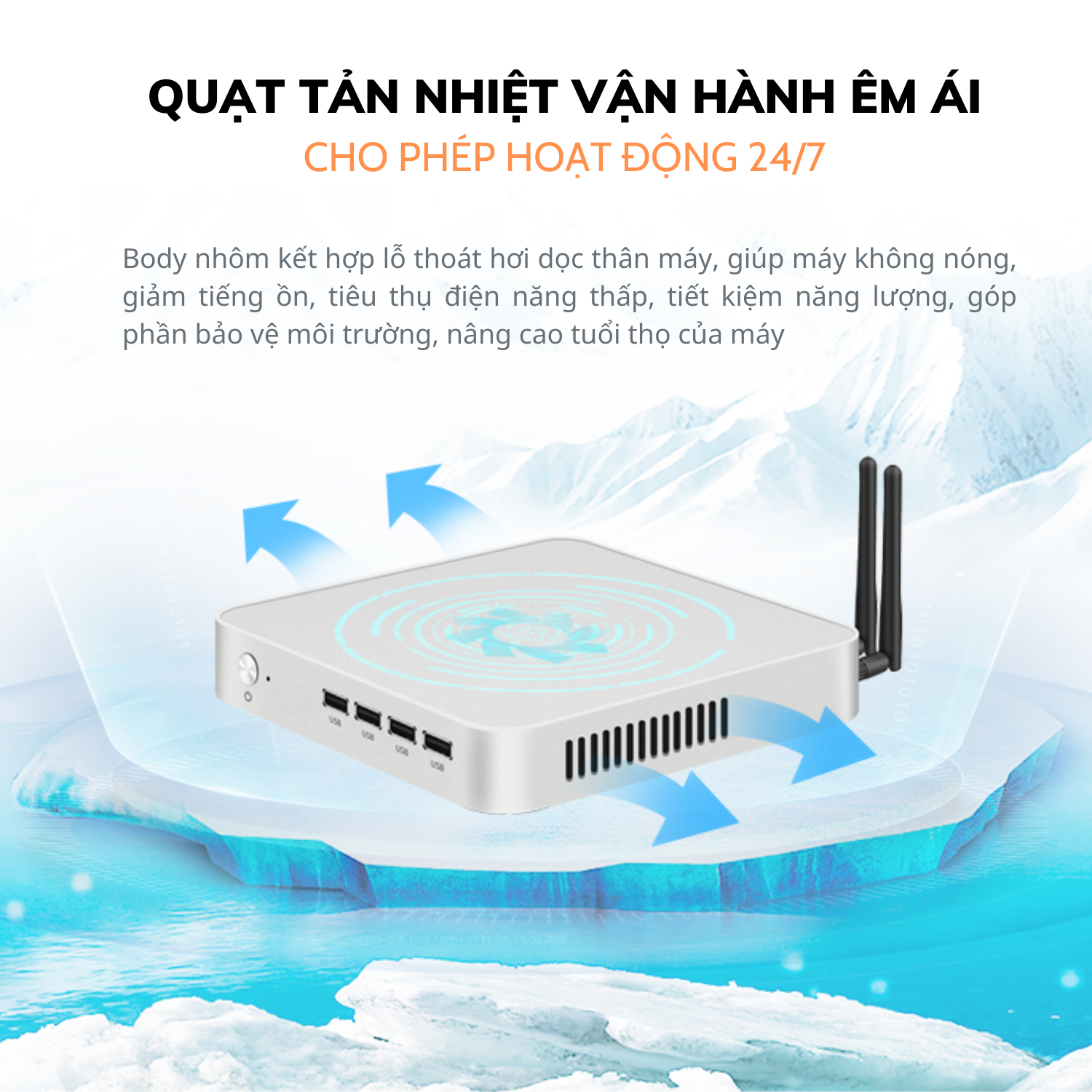 Máy tính để bàn – PC Gaming – MINI PC INTEL I5 10500H 6 lõi 12 luồng ( Hàng chính hãng)