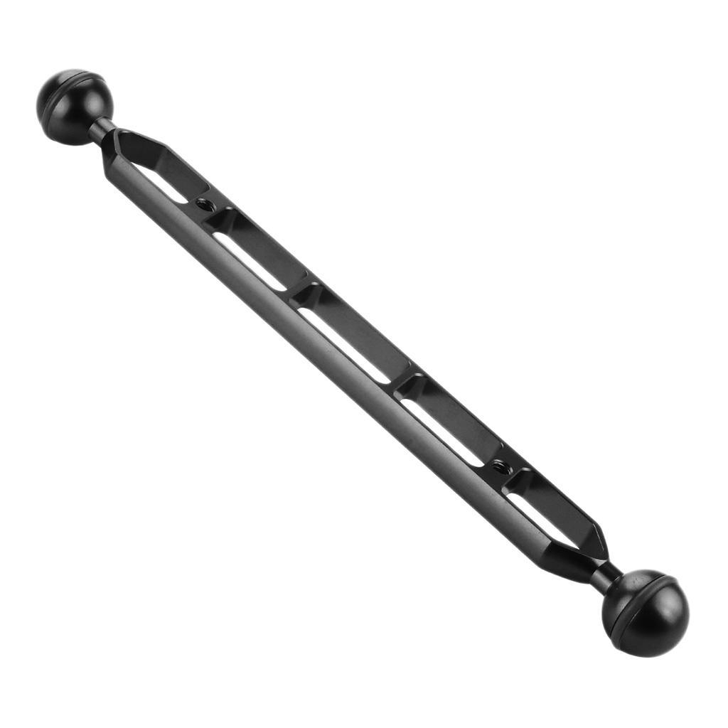 CNC Ball Head Butterfly Clip 11" Light Arm for Camera Black
