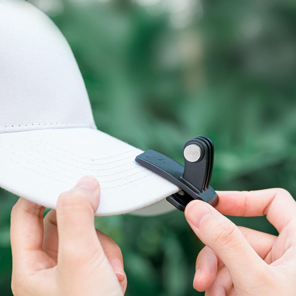 Máy ảnh hành động Kẹp Cap Cap CAMPTY MOUNT SILICONE PC ĐẦU TIÊN CHO GOPRO HERO 10 9 8 7 6 Insta360 Osmo Action Xiaoyi