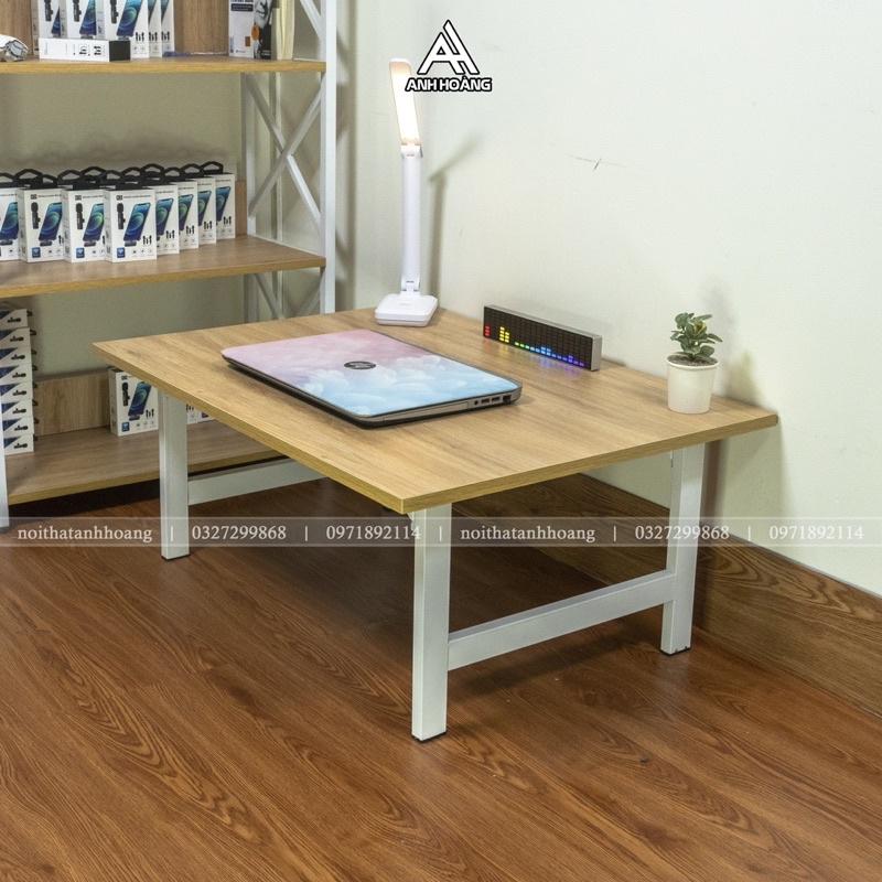 Bàn ngồi bệt size 80x60 cao 35cm gập gọn chân tiện lợi, gỗ MDF chống thấm mới