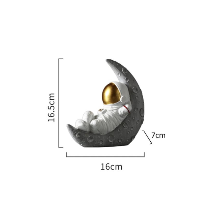 Mô hình phi hành gia và mặt trăng 3-D-E12-T3119