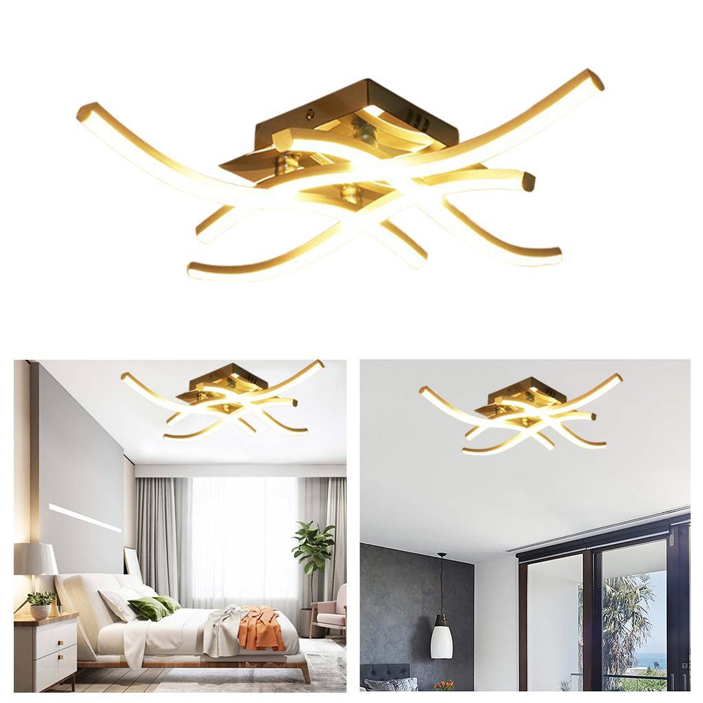 Modern 4-Bar LED Ceiling Light Indoor Kitchen Lamps Lighting Warm White