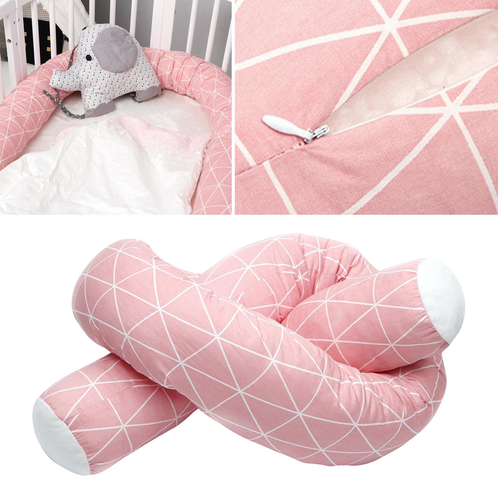 Infant Soft Cotton Bed Bumper Newborn Crib Bedding Snake Pillow