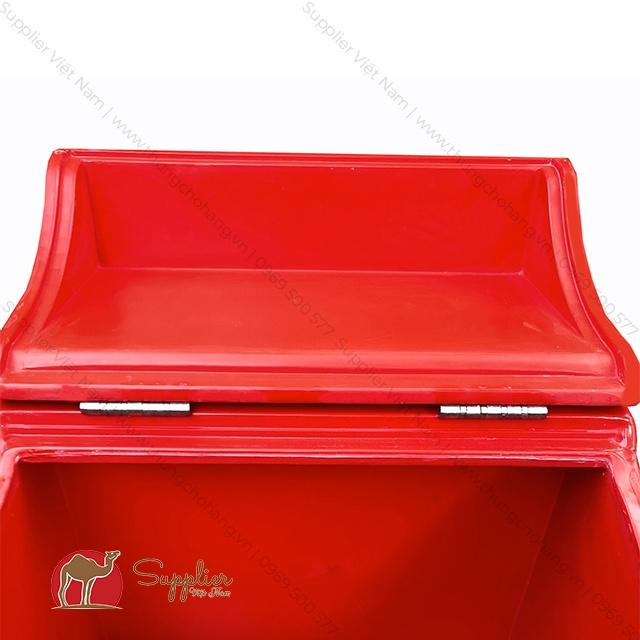 Thùng chở hàng sau xe máy nhựa 52x66x47
