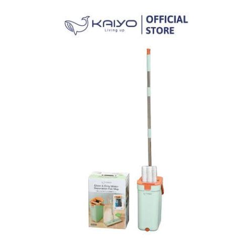 Cây lau nhà chữ nhật tách nước bẩn thông minh Kaiyo Hàng chính hãng