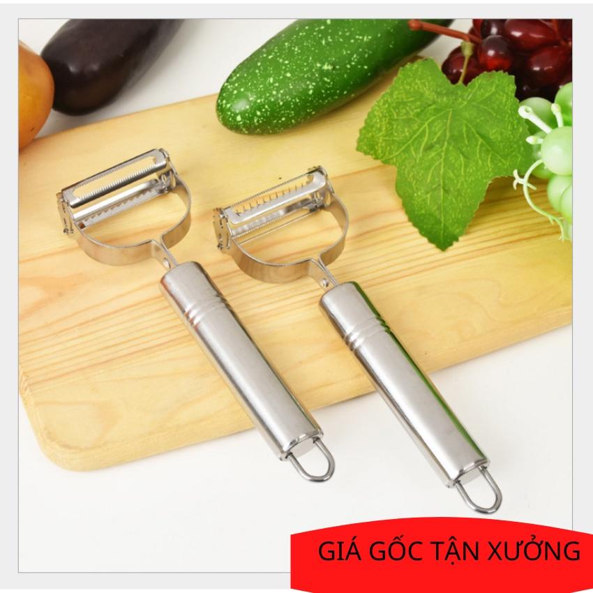 NẠO SỢI inox 3 chức năng, gọt củ quả bào sợi tiện lợi