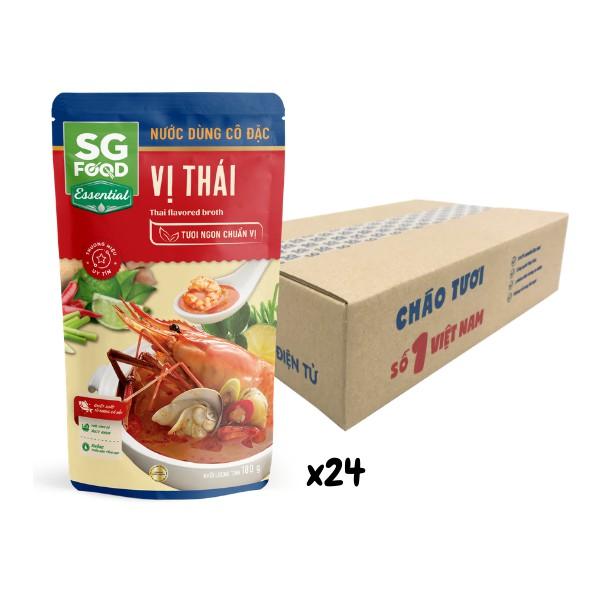Thùng Nước dùng cô đặc Sài Gòn Food vị Thái 150g x 24 gói