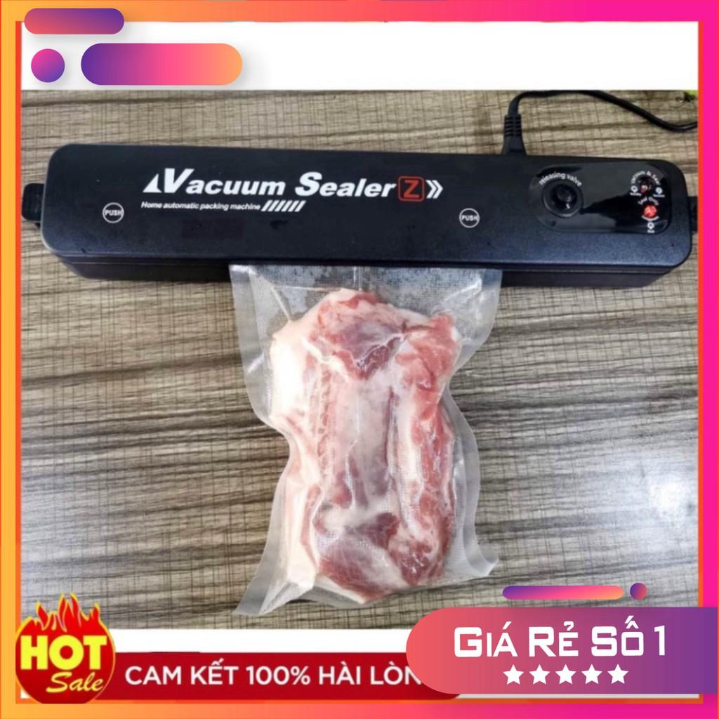 Máy Hút Chân Không Thực Phẩm Kèm Hàn Miệng Túi Vacuum Sealer ( tặng 10 túi hút ) BBZ Store