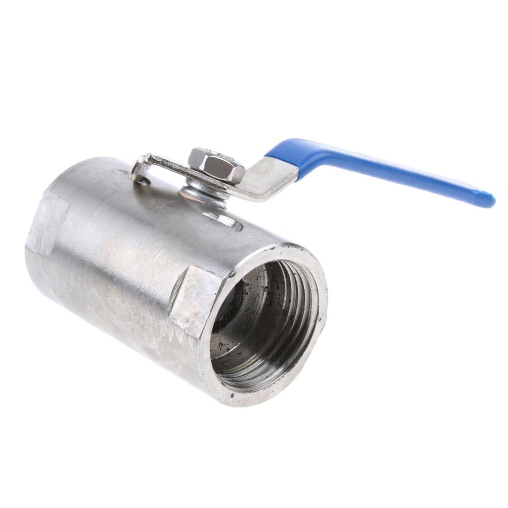 Van Bi Inox 1 '' NPT DN25 Cho Dầu Nước Chất Lỏng Không ăn Mòn