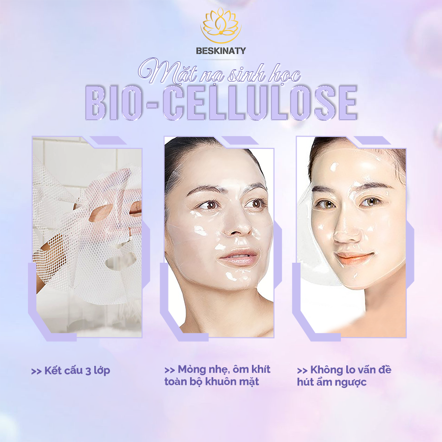 [MUA 5 TẶNG 12] COMBO 5 MẶT NẠ GOLD BIO MASK BESKINATY TRẺ HÓA LÀN DA