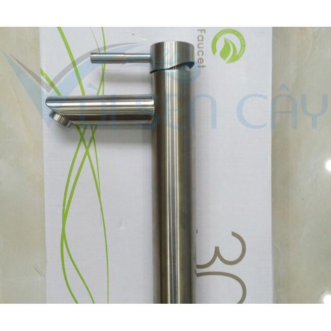 Vòi Lavabo Nóng Lạnh Cao Cấp Inox SUS 304