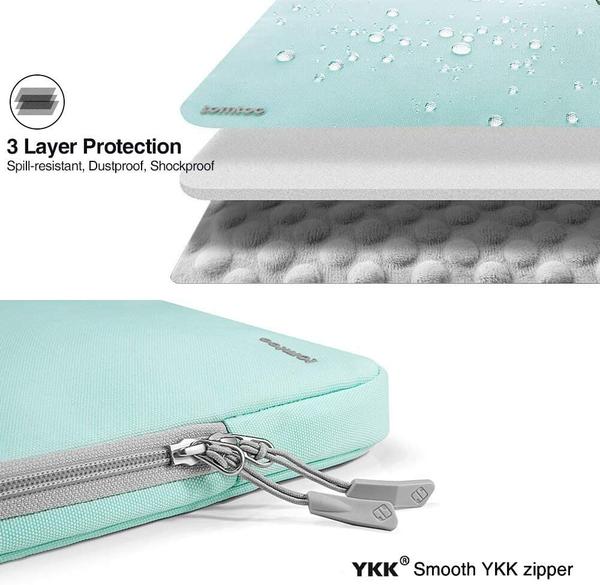 Túi Chống Sốc Tomtoc A13 (Usa) 360° Protective Surface, Laptop, Macbook Pro 13” Light Blue