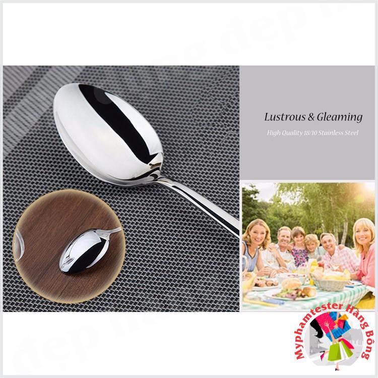 Bộ 3 thìa + dao + nĩa Hàn quốc inox xịn