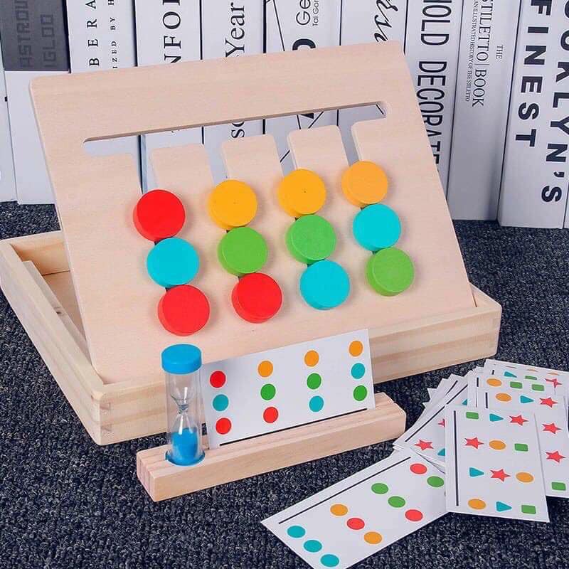 Đồ Chơi Xếp Hình, Đồ Chơi Trí Tuệ Cho Bé, Four Colors Game, Đồ Chơi Cho Bé Trai, Bé Gái, Quà Tặng Sinh Nhật