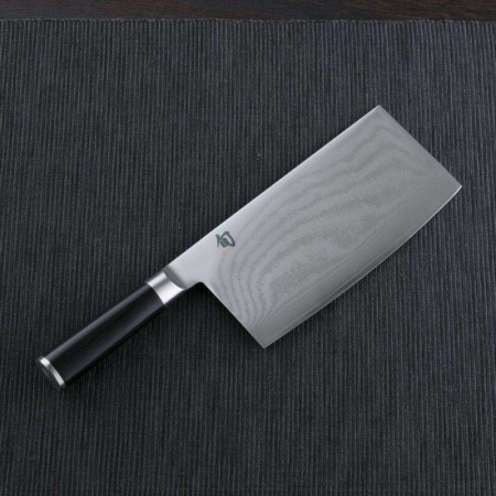 Dao bếp Nhật cao cấp Shun Classic Vegetable Cleaver - Dao thái rau củ thép Damascuss 33 lớp DM0712 (180mm)