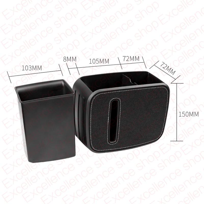 Đa Chức Năng 3 TRONG 1/Thùng Đựng Đồ Ô Tô/Hộp Khăn Giấy Ô Tô/Thùng Rác Ô Tô/Giá Để Cốc Ô Tô